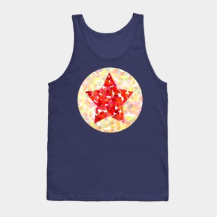 Red Dotty Star Tank Top